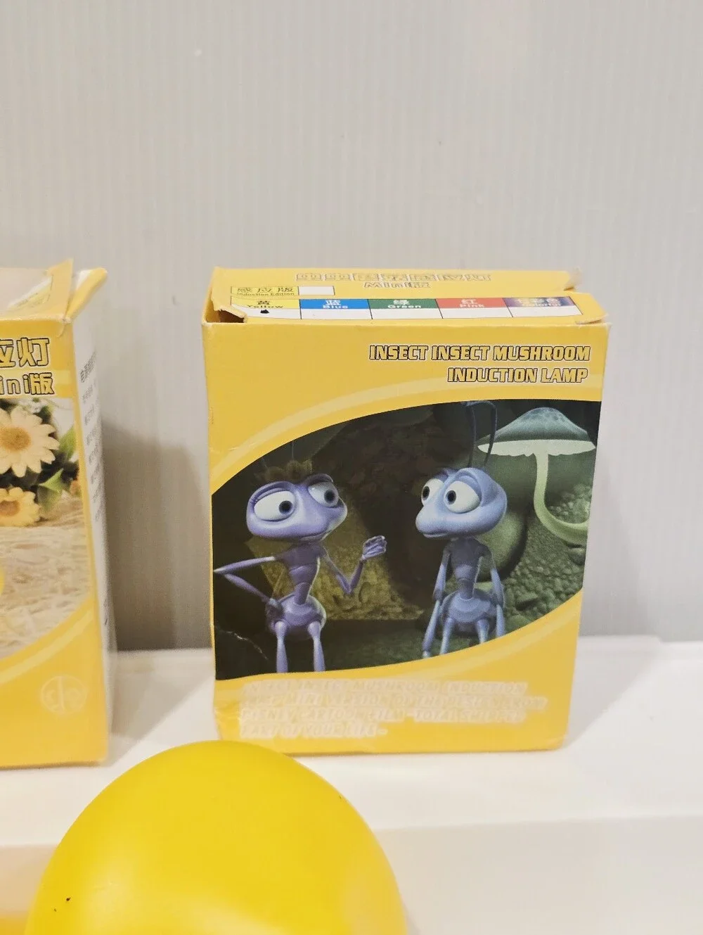 Mushroom Plug-in LED Bedside Night Light Learning Light Control Sensor Set